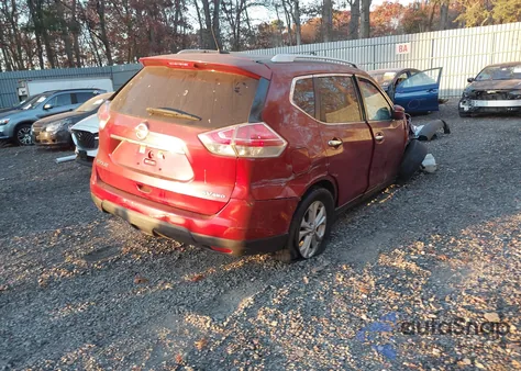 2015 Nissan Rogue Sv from USA, damaged, VIN KNMAT2MV8FP519911